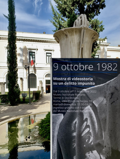 cover 9 ottobre1982 | storia visuale di un delitto impunito Un saggio di storia in forma di mostra