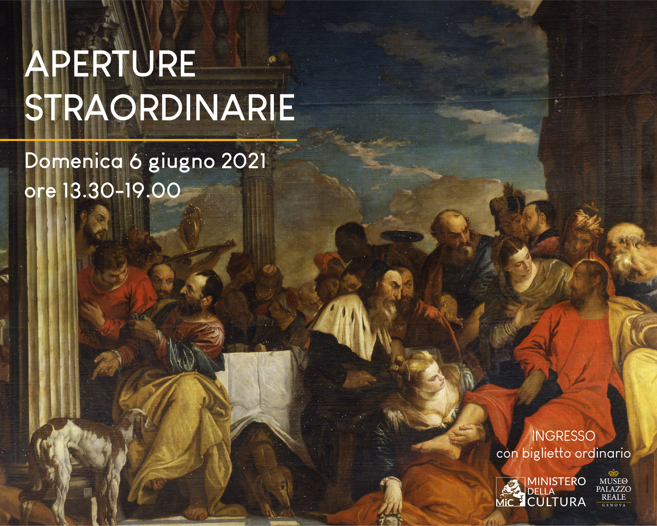 APERTURA STRAORDINARIA / 6 GIUGNO 2021