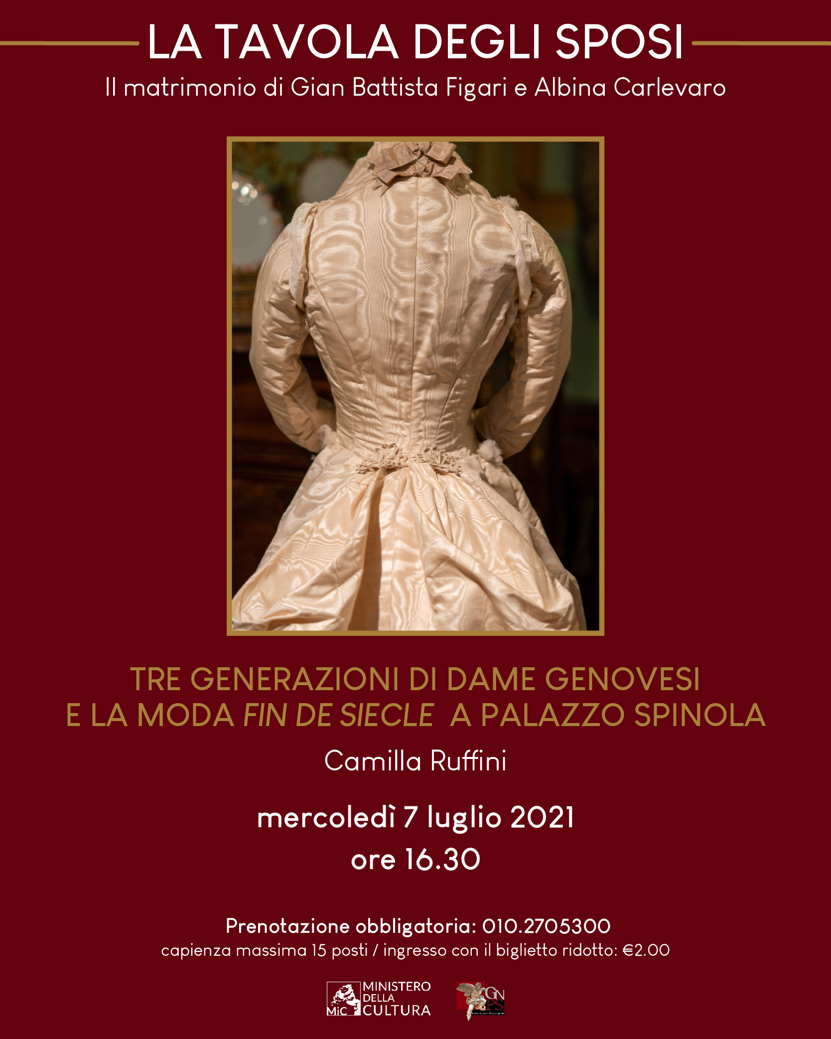 Tre generazioni di dame genovesi e la moda fin de siecle a Palazzo Spinola