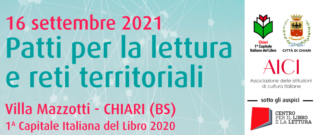 Patti per la lettura e reti territoriali: il 16 settembre a Chiari il convegno nazionale