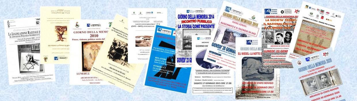 Lo Sterminio: la Memoria e la Storia. L’attività svolta dal 2008 al 2020 in occasione del Giorno della Memoria dall’Archivio di Stato