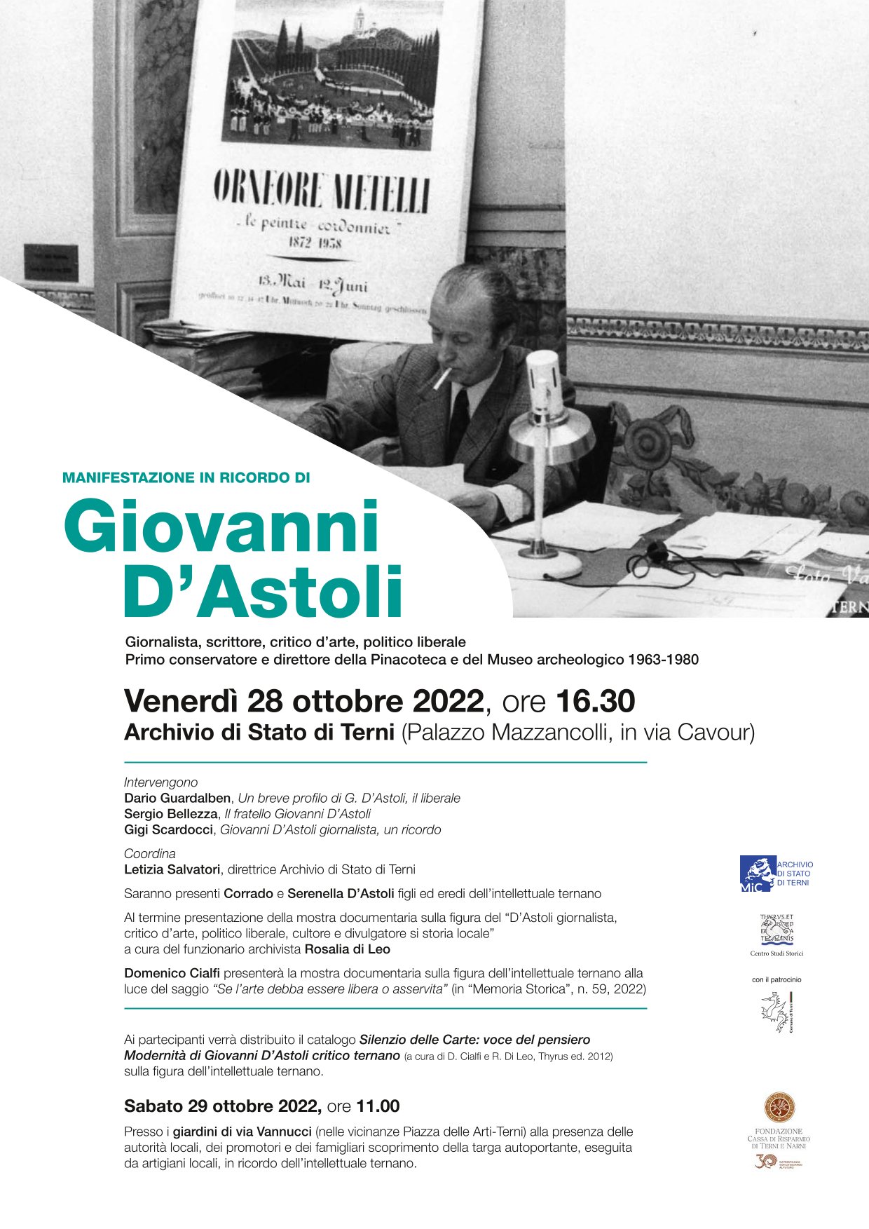 Manifestazione in ricordo di Giovanni D’Astoli.