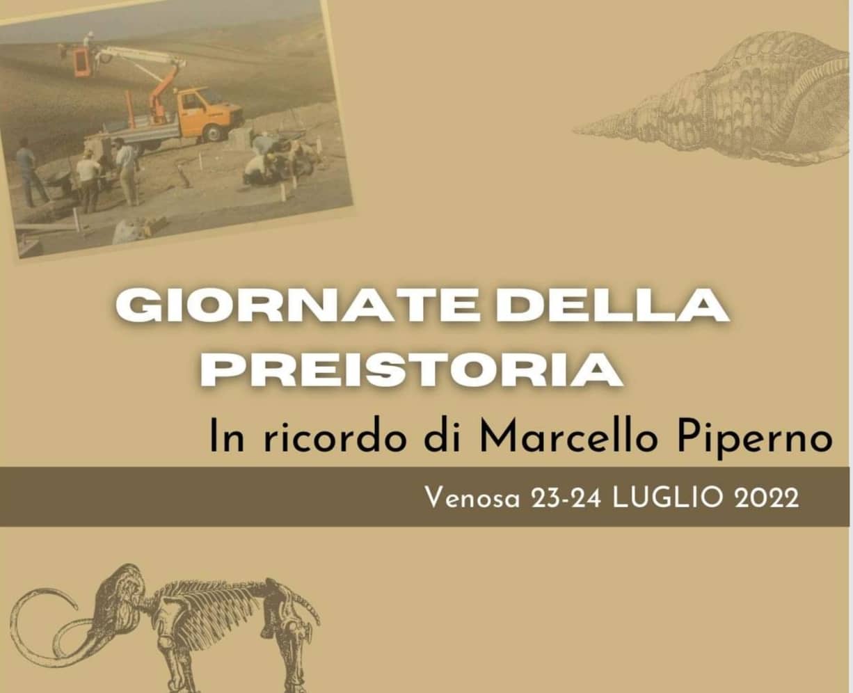 GIORNATE DELLA PREISTORIA. In ricordo di Marcello Piperno