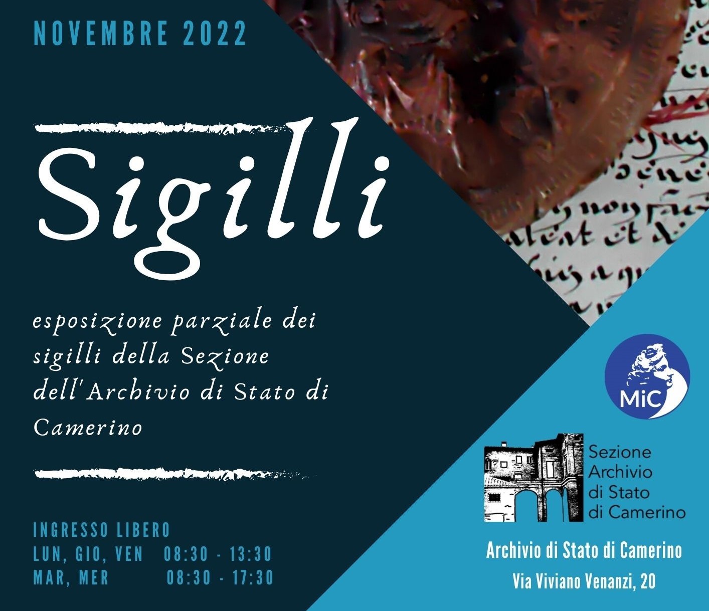 Sigilli. Mostra presso la Sezione di Archivio di Stato di Camerino
