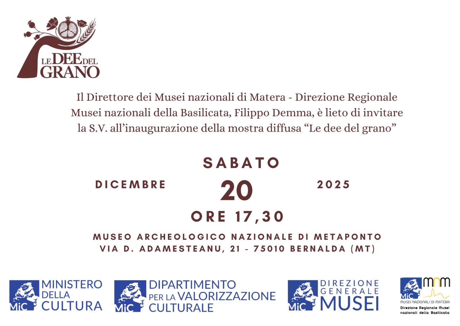 Le Dee del Grano - Il grano senza dee