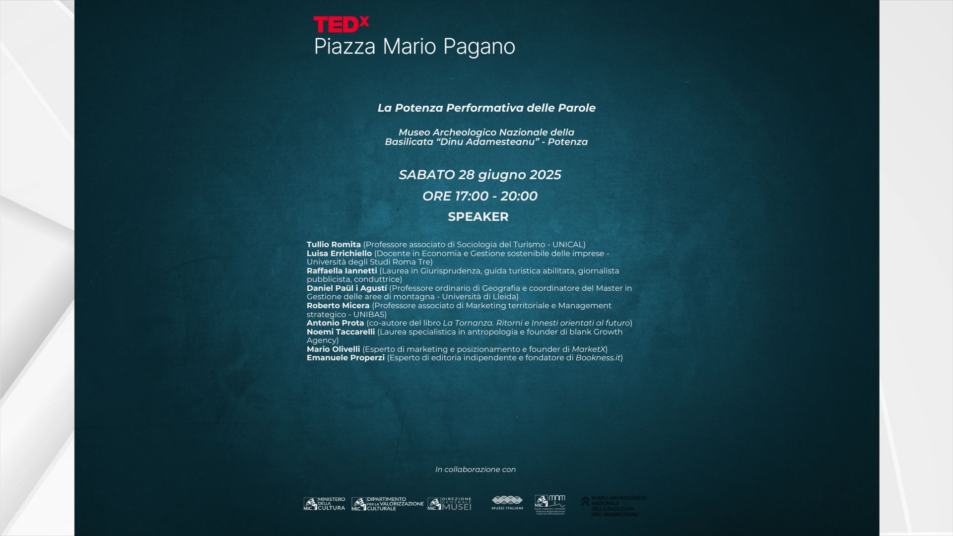 TEDx - La Potenza Performativa delle parole