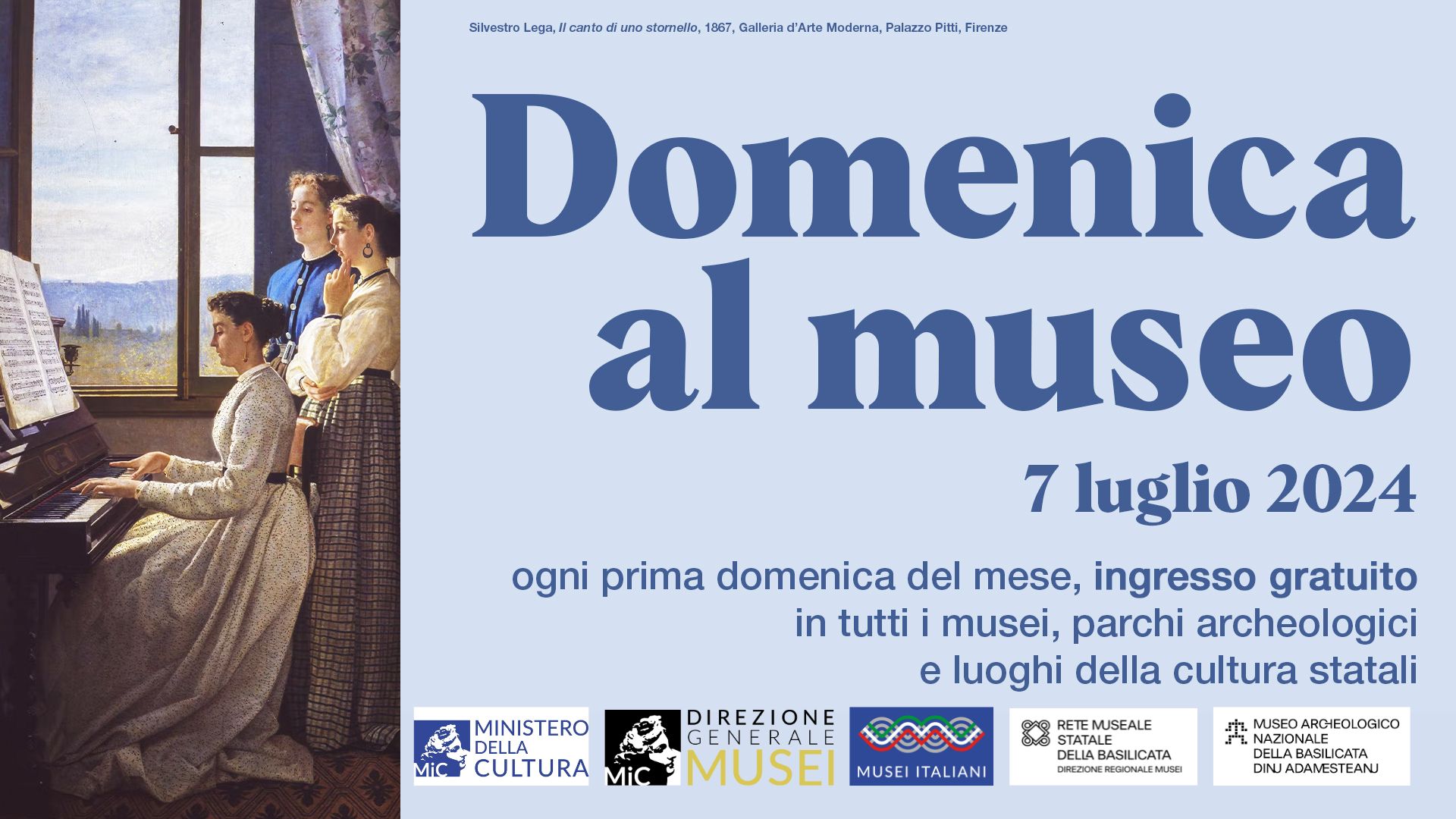 Domenica al Museo di Potenza - 7 luglio