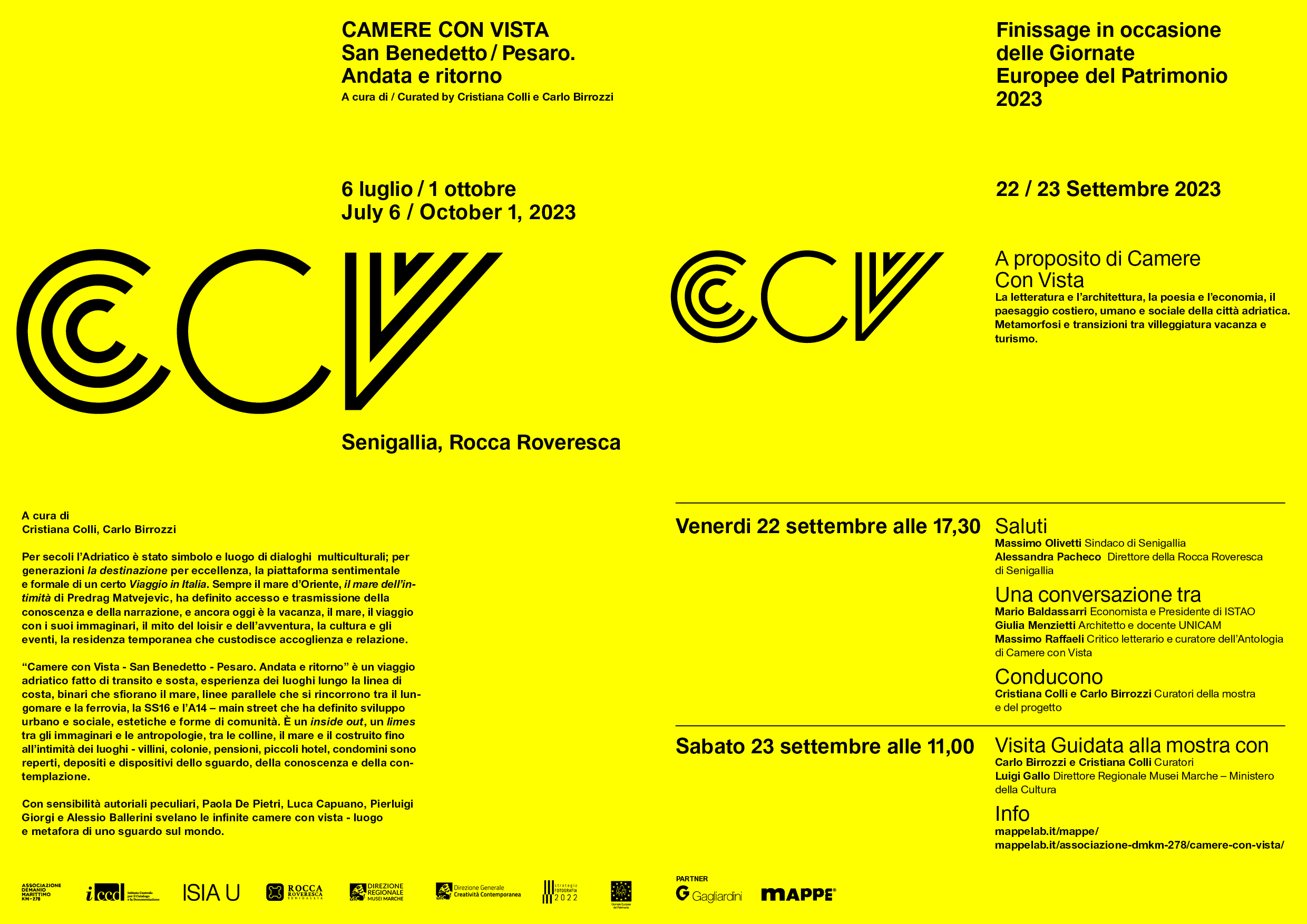 “Camere con Vista-San Benedetto-Pesaro.Andata e ritorno”