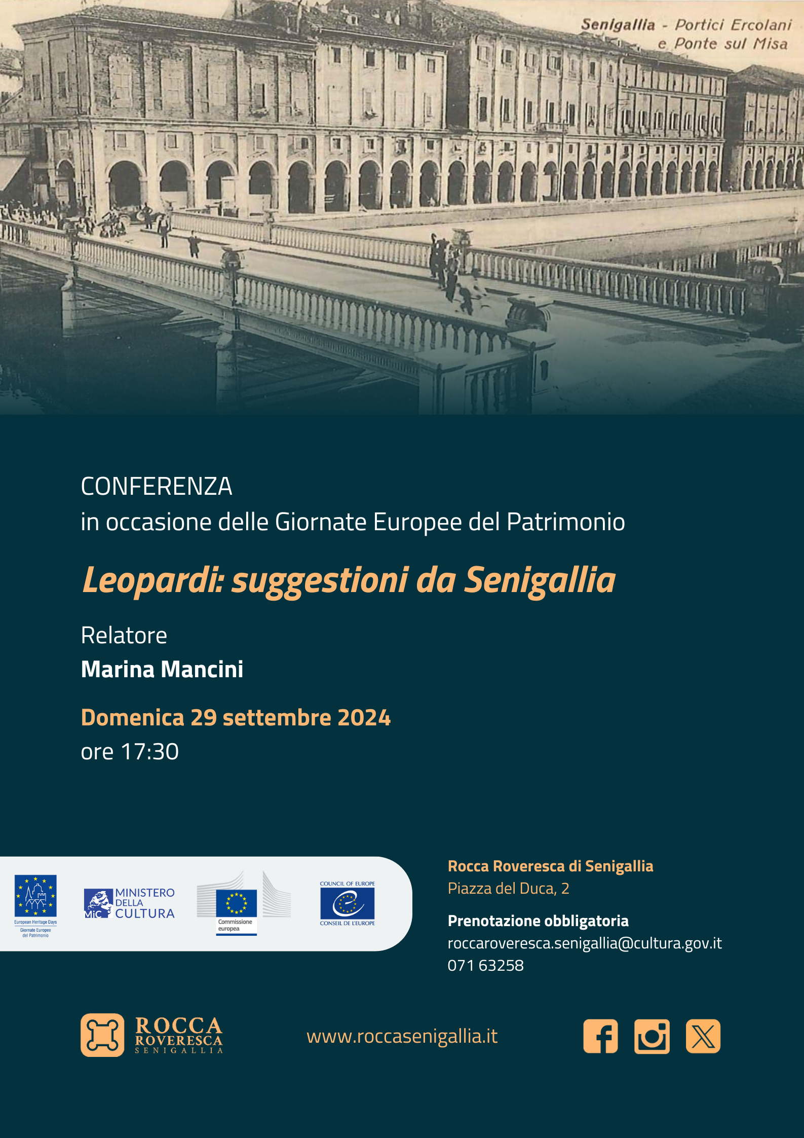 "Leopardi: suggestioni da Senigallia"