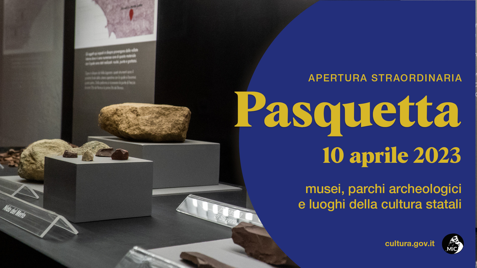 Pasquetta 2023 - Apertura straordinaria del  Museo Archeologico Nazionale di Chiavari