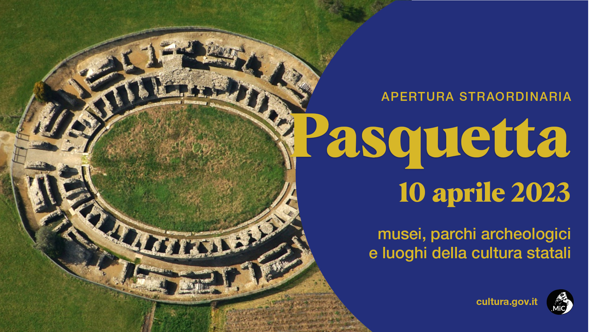 Pasquetta 2023 - Apertura straordinaria del  Museo Archeologico Nazionale e area archeologica di Luni