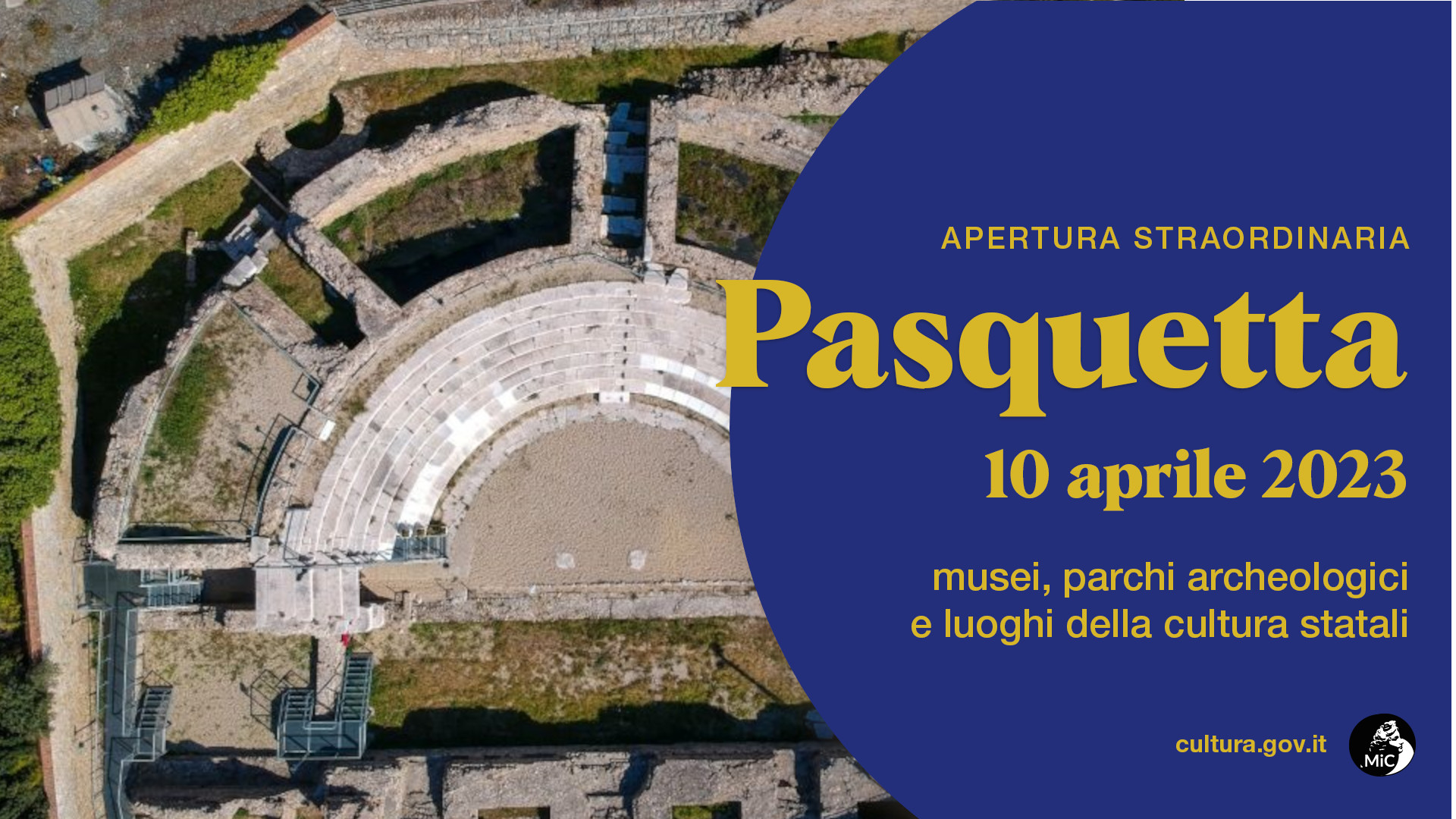 Pasquetta 2023 - Apertura straordinaria del dell'Area Archeologica di Nervia