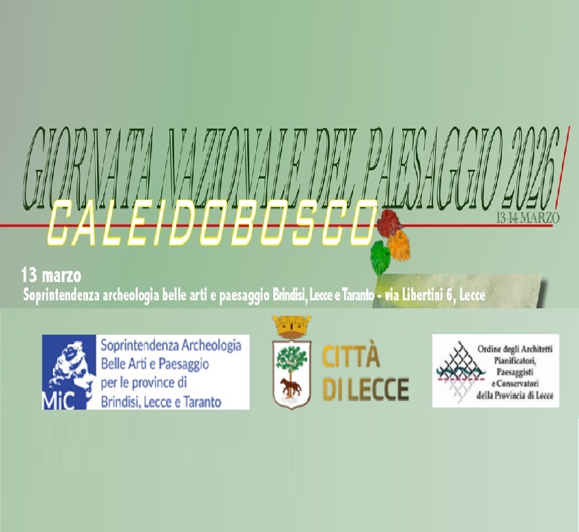 GIORNATA NAZIONALE DEL PAESAGGIO 2026 CALEIDOBOSCO