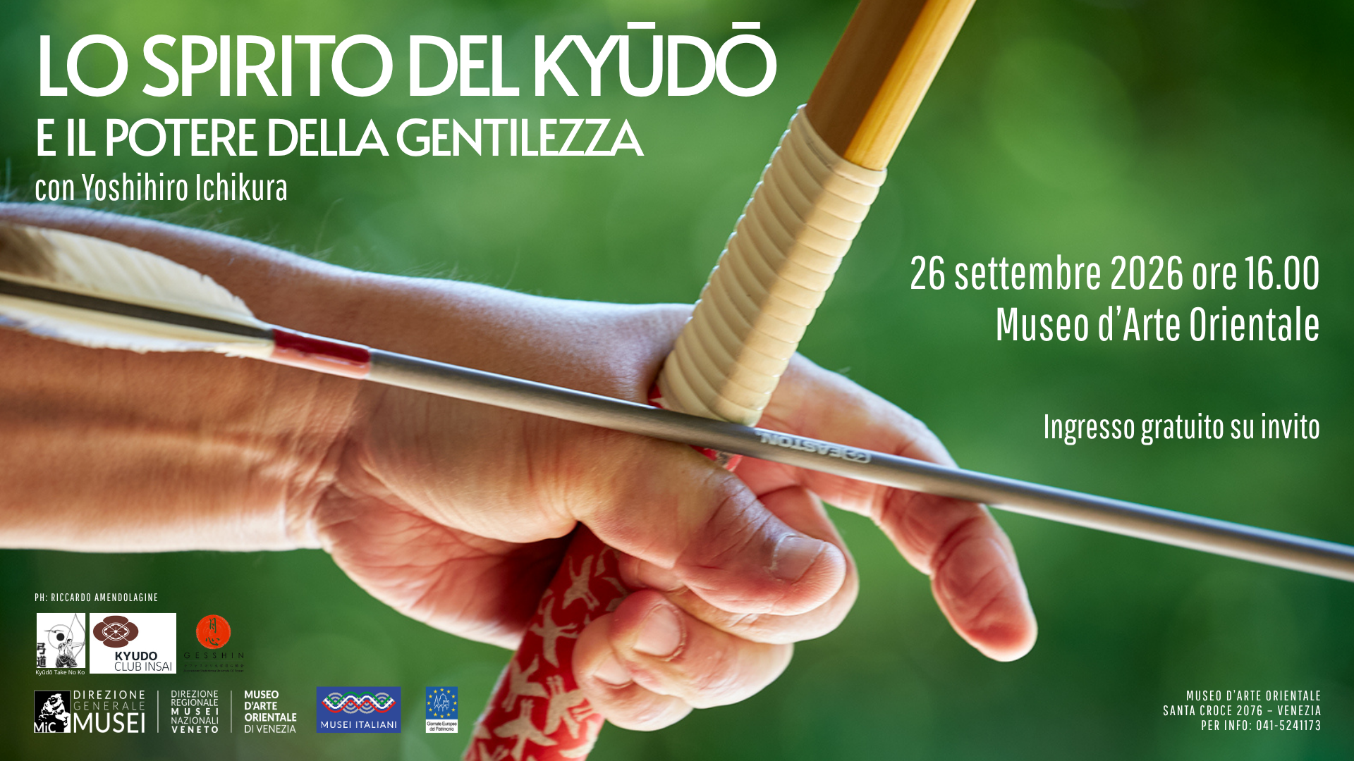 Lo spirito del kyūdō e il potere della gentilezza | Museo d'Arte Orientale Venezia