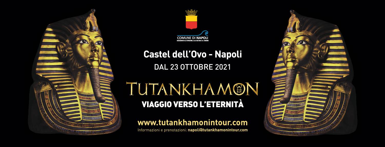 Tutankhamon - Viaggio verso l'eternità al Castel dell'Ovo di Napoli con reperti originali