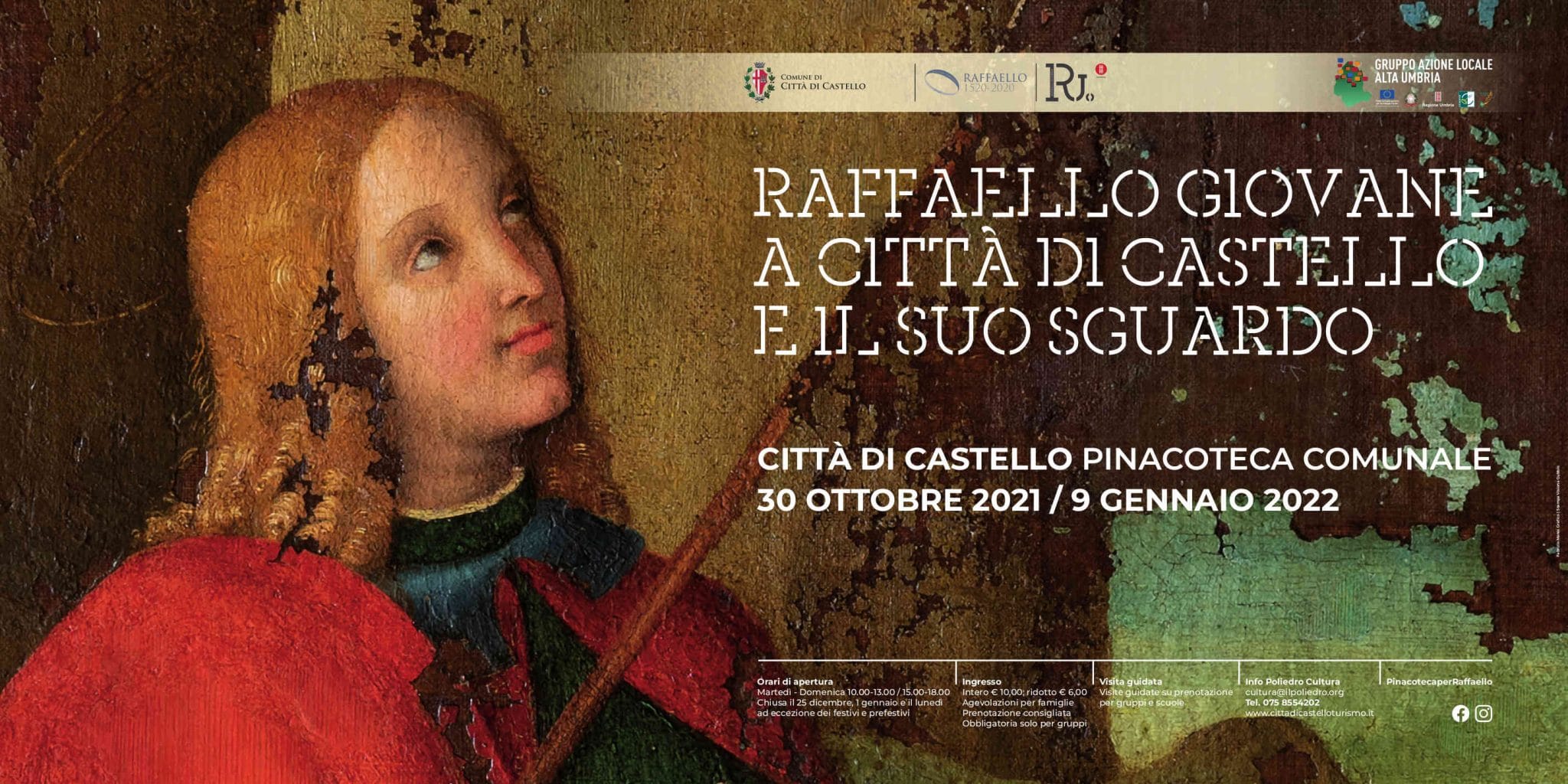 Raffaello giovane a Città di Castello e il suo sguardo