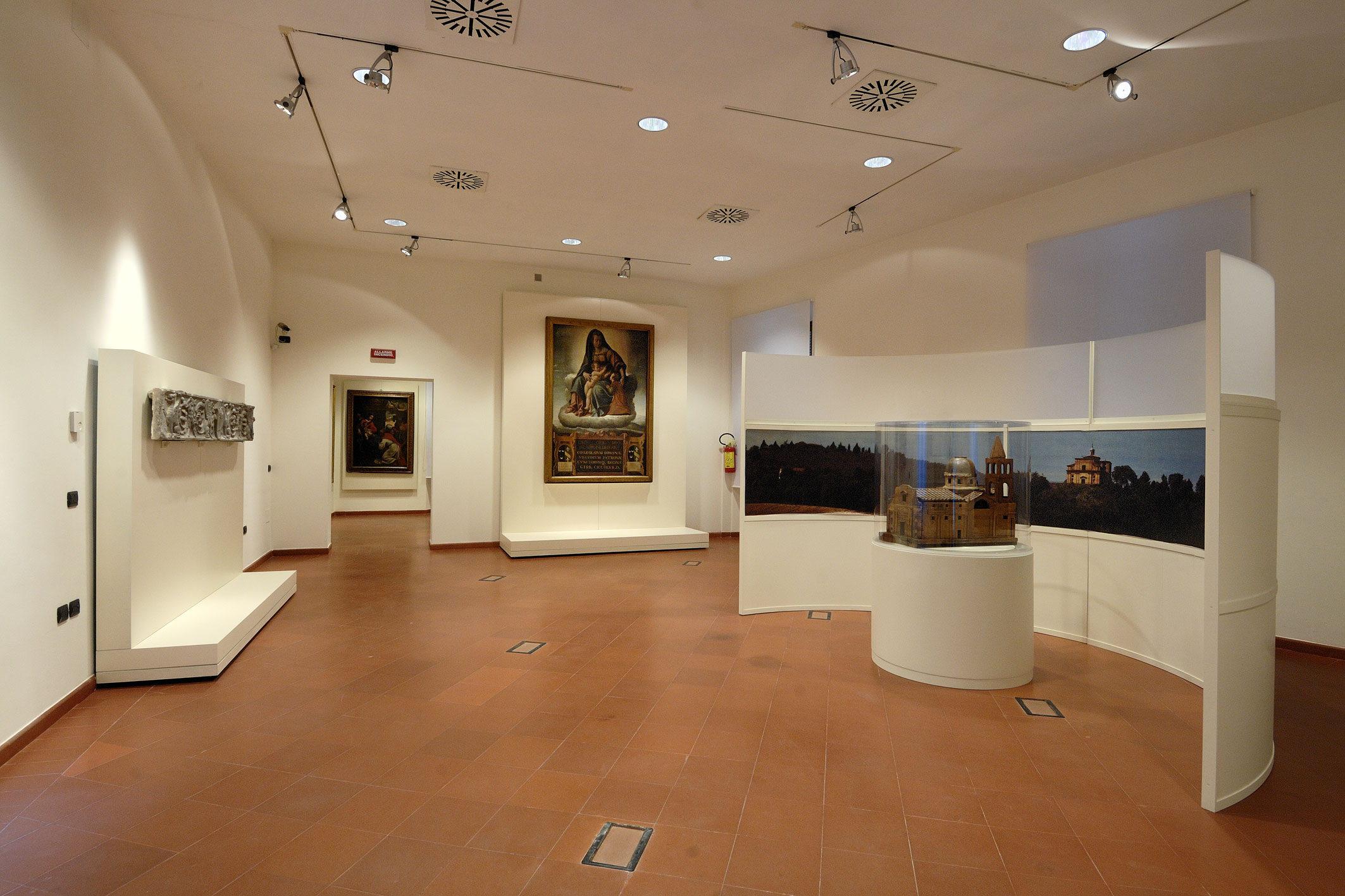 Sala espositiva. Collezione cinquecentesca