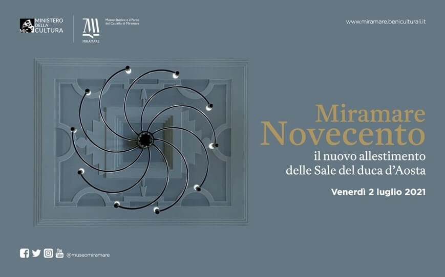 MIRAMARE NOVECENTO. Il nuovo allestimento delle Sale del duca d’Aosta