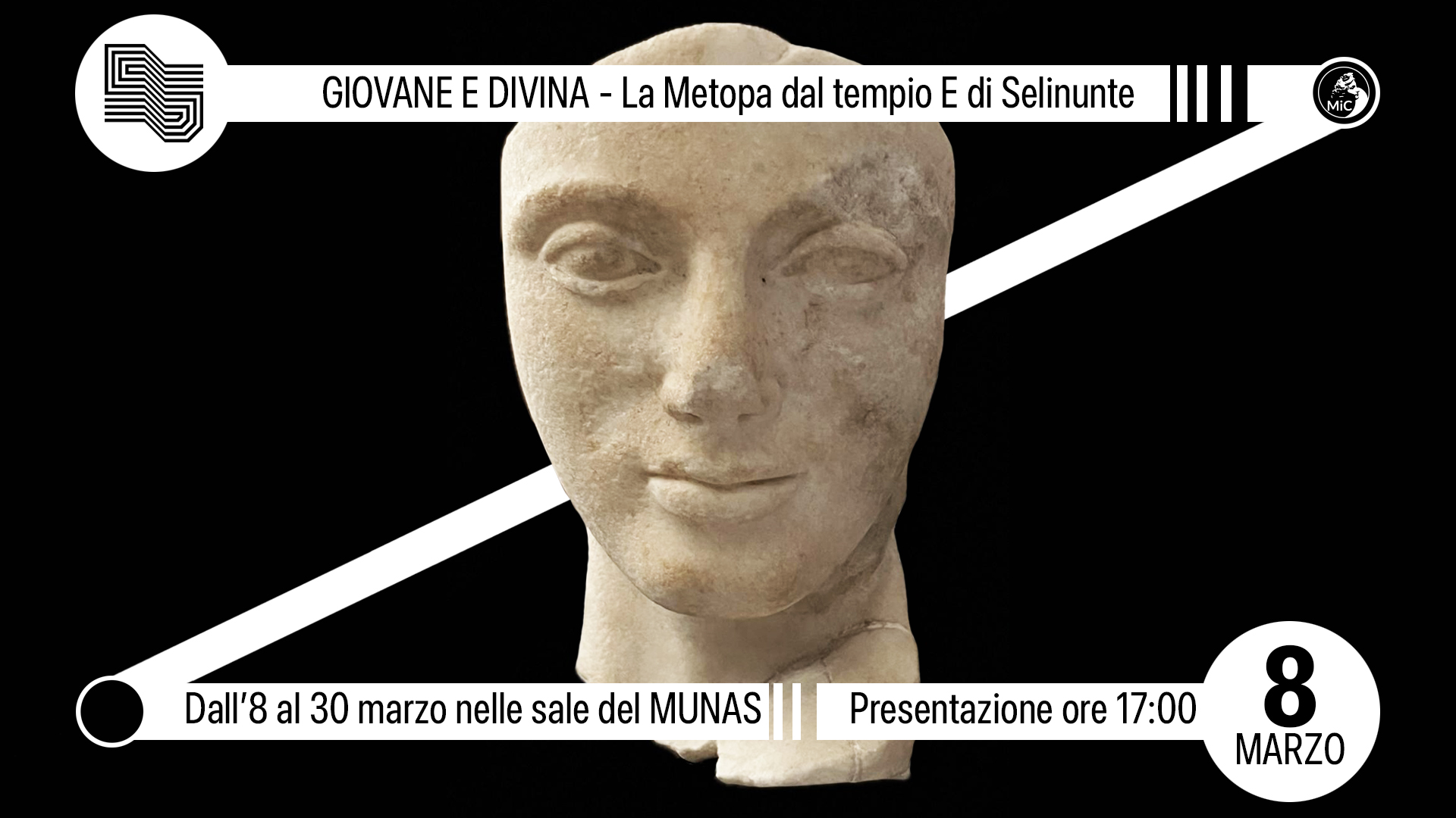 GIOVANE E DIVINA - La Metopa dal tempio E di Selinunte