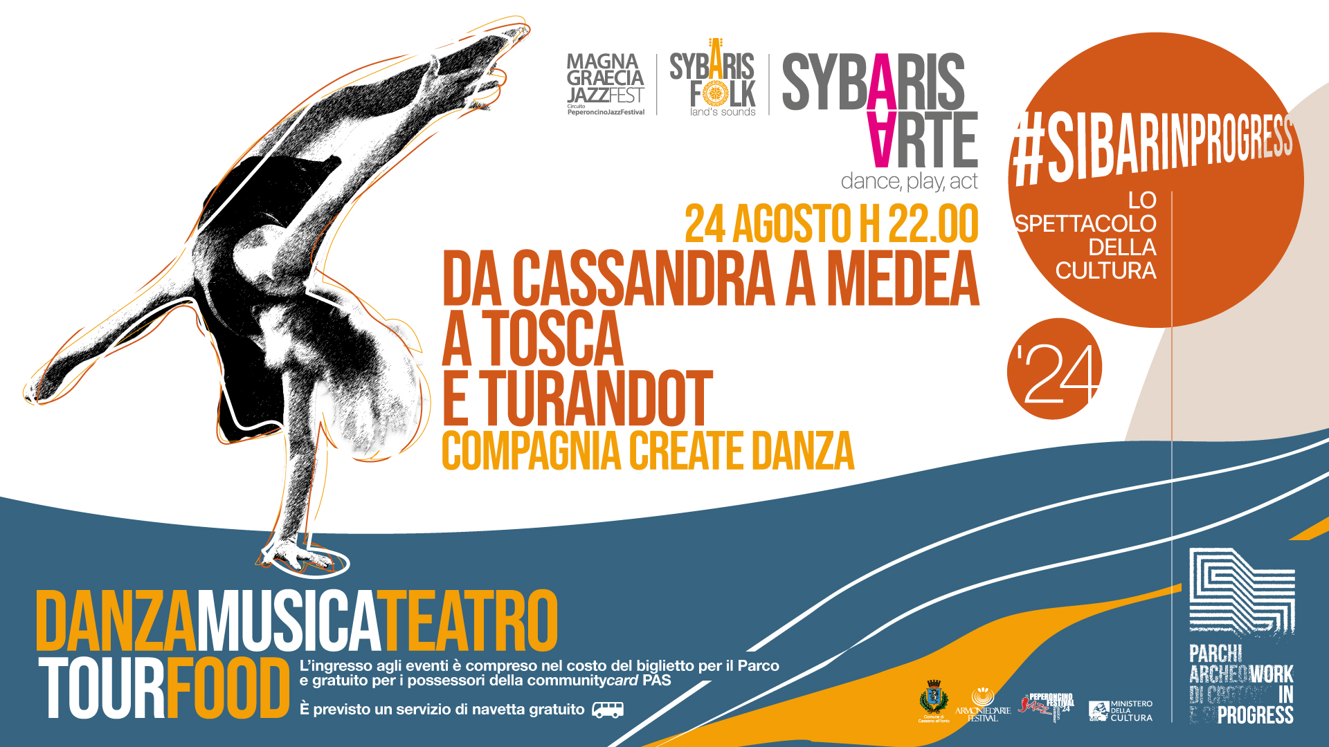 #sibarinprogress Lo spettacolo della cultura '24. Sybaris Arte - Da Cassandra a Medea da Tosca a Turandot