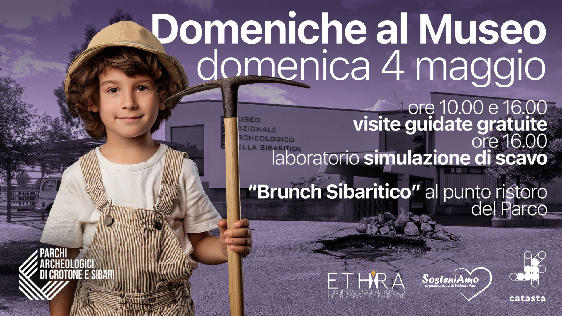 Domenica al museo - 4 Maggio 2025 - Museo e Parco archeologico nazionale della Sibaritide