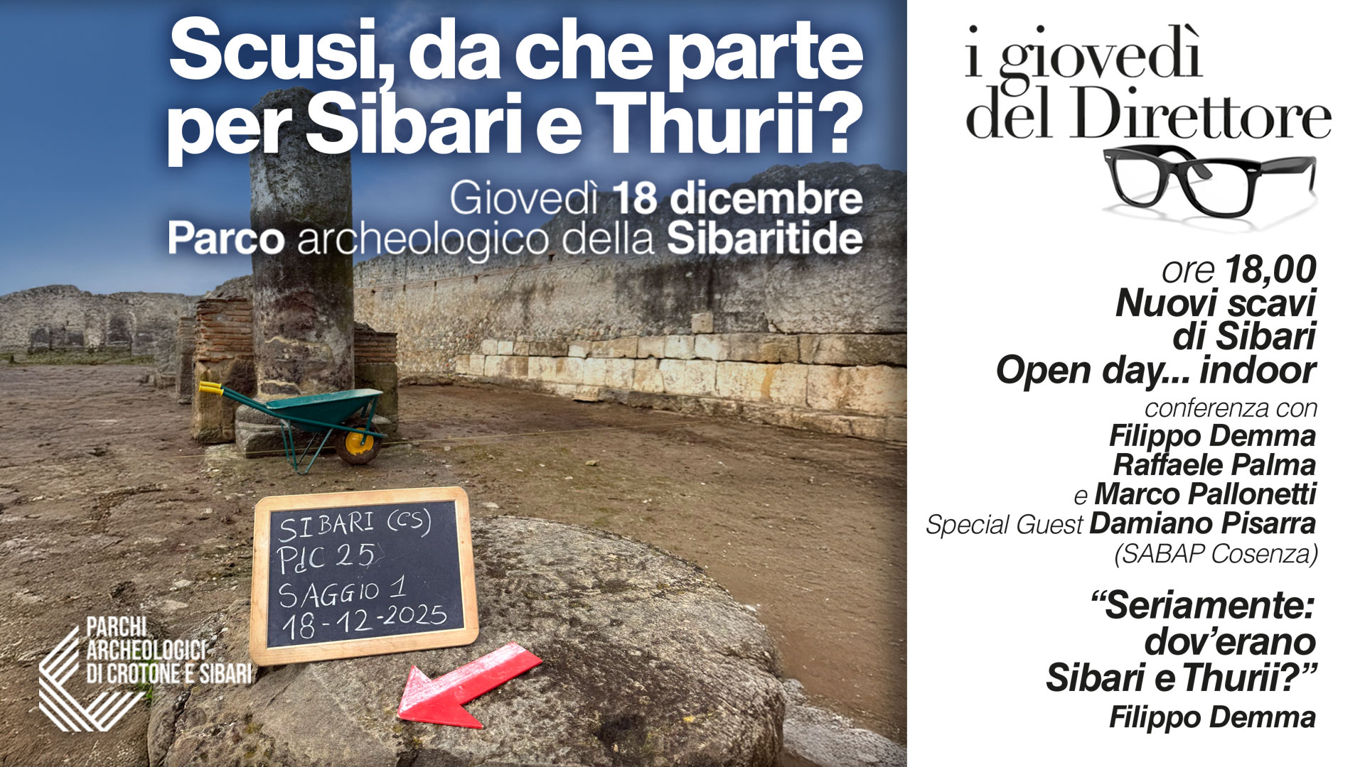 I Giovedì del Direttore - Scusi, da che parte per Sibari e Thurii?