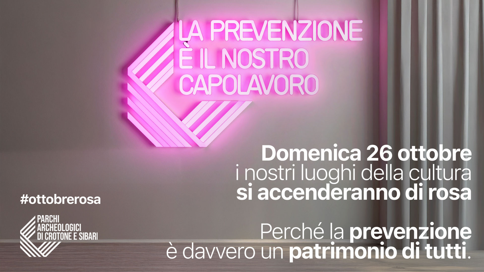 La prevenzione è il nostro capolavoro - Mese della prevenzione - Museo e Parco archeologico di Capo Colonna