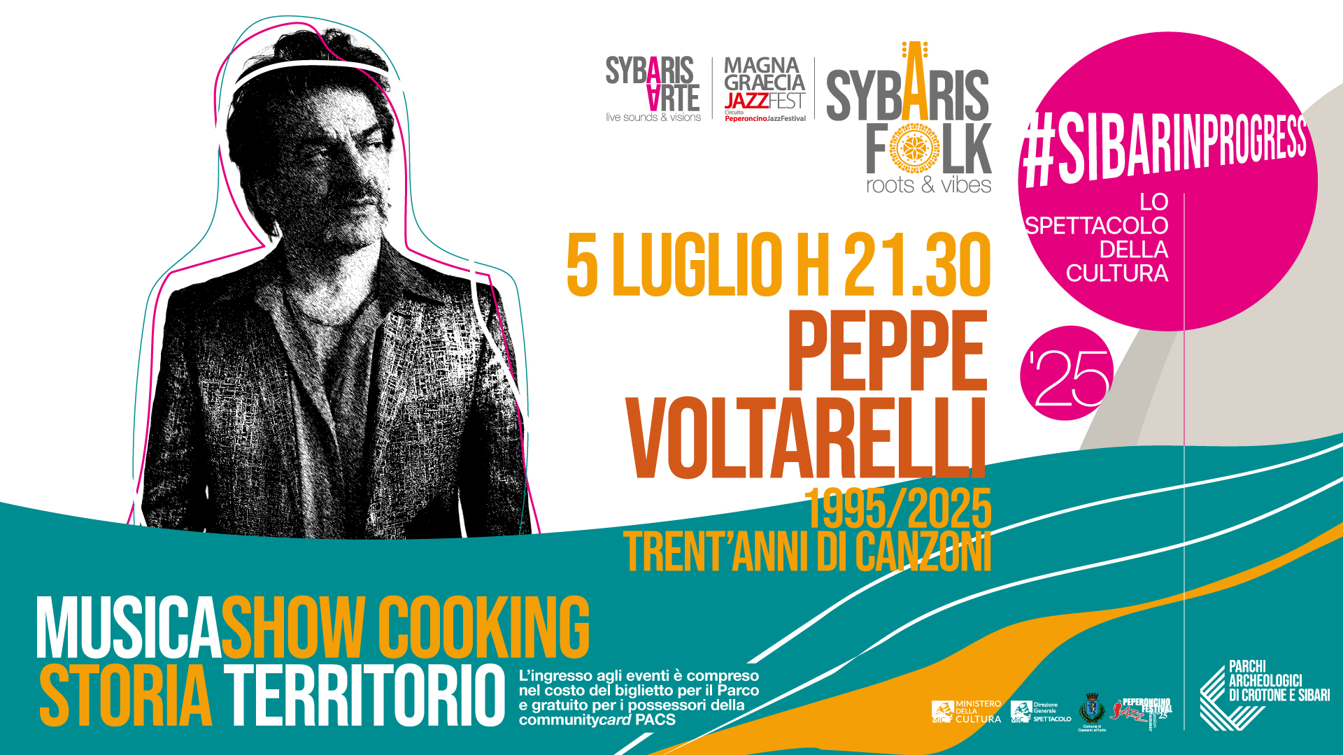 SYBARIS FOLK - Sabato 5 Luglio al Parco archeologico della Sibaritide