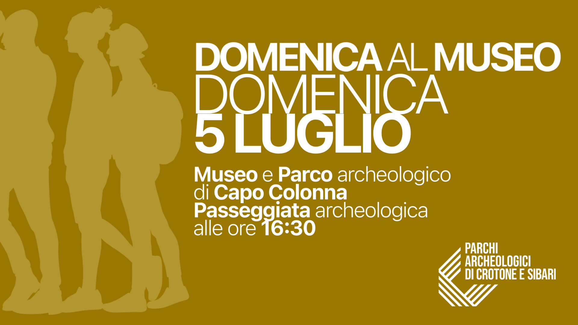 #DOMENICALMUSEO - 5 luglio 2026 - Museo e Parco archeologico nazionale di Capo Colonna