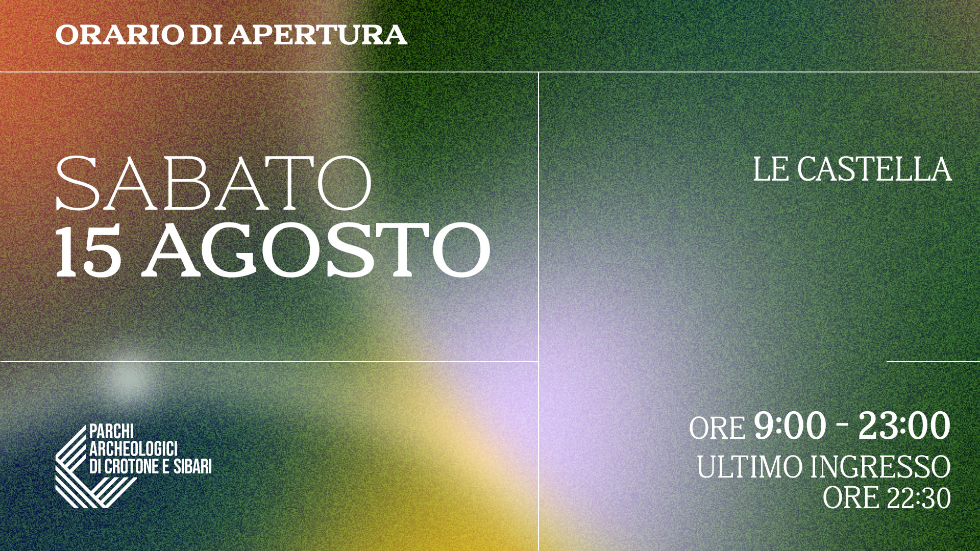 FERRAGOSTO 2026 - Fortezza di Le Castella
