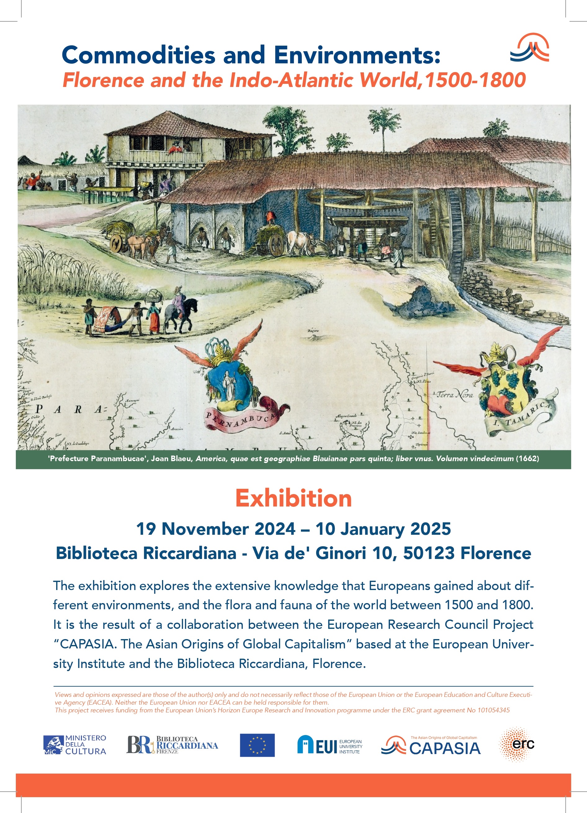 "Mercanzie e Natura: Firenze e il Mondo  Indo-Atlantico, 1500-1800"