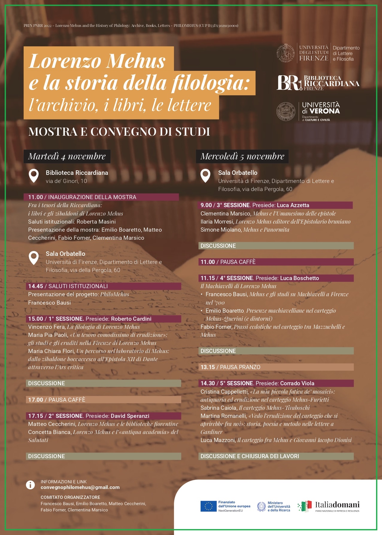 Fra i tesori della Riccardiana: i libri e gli zibaldoni di Lorenzo Mehus