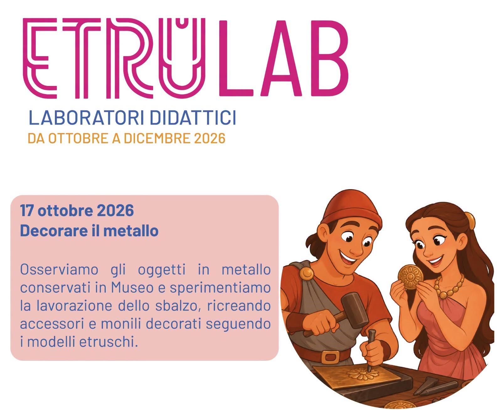 ETRULAB. Decorare il metallo