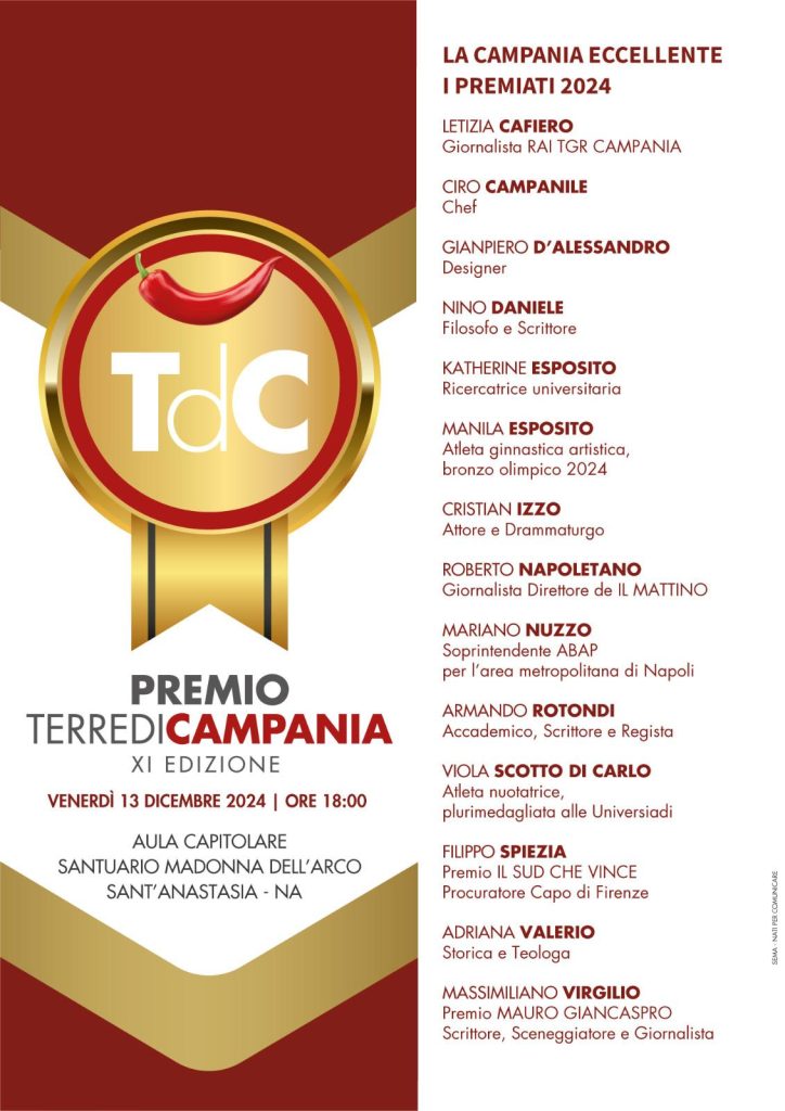 Al Soprintendente Mariano Nuzzo il prestigioso premio "Terre di Campania"