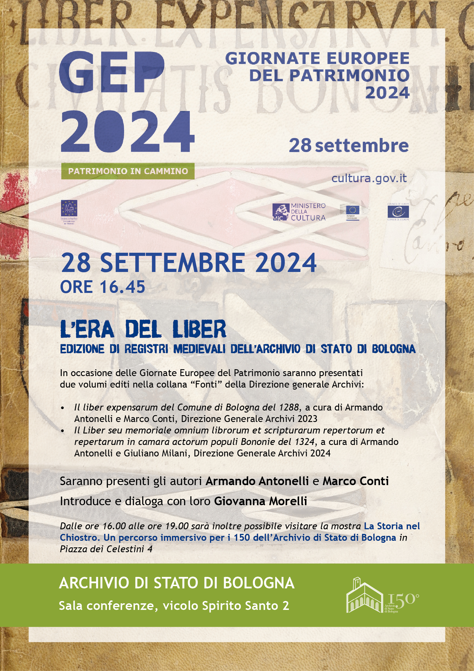 L'era del Liber. Edizione di registri medievali dell'Archivio di Stato di Bologna