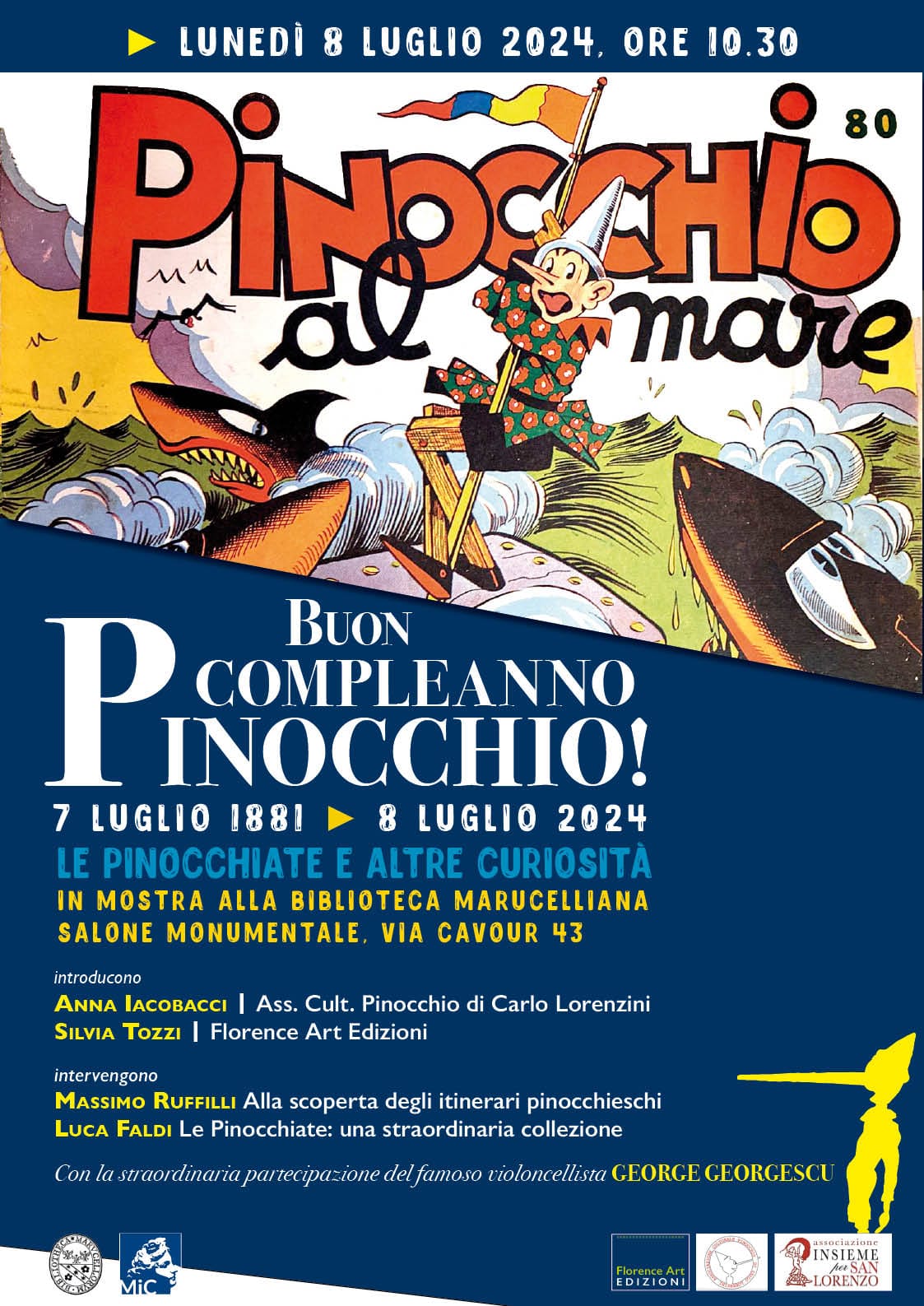 BUON COMPLEANNO PINOCCHIO! Le Pinocchiate e altre curiosità in mostra alla Marucelliana