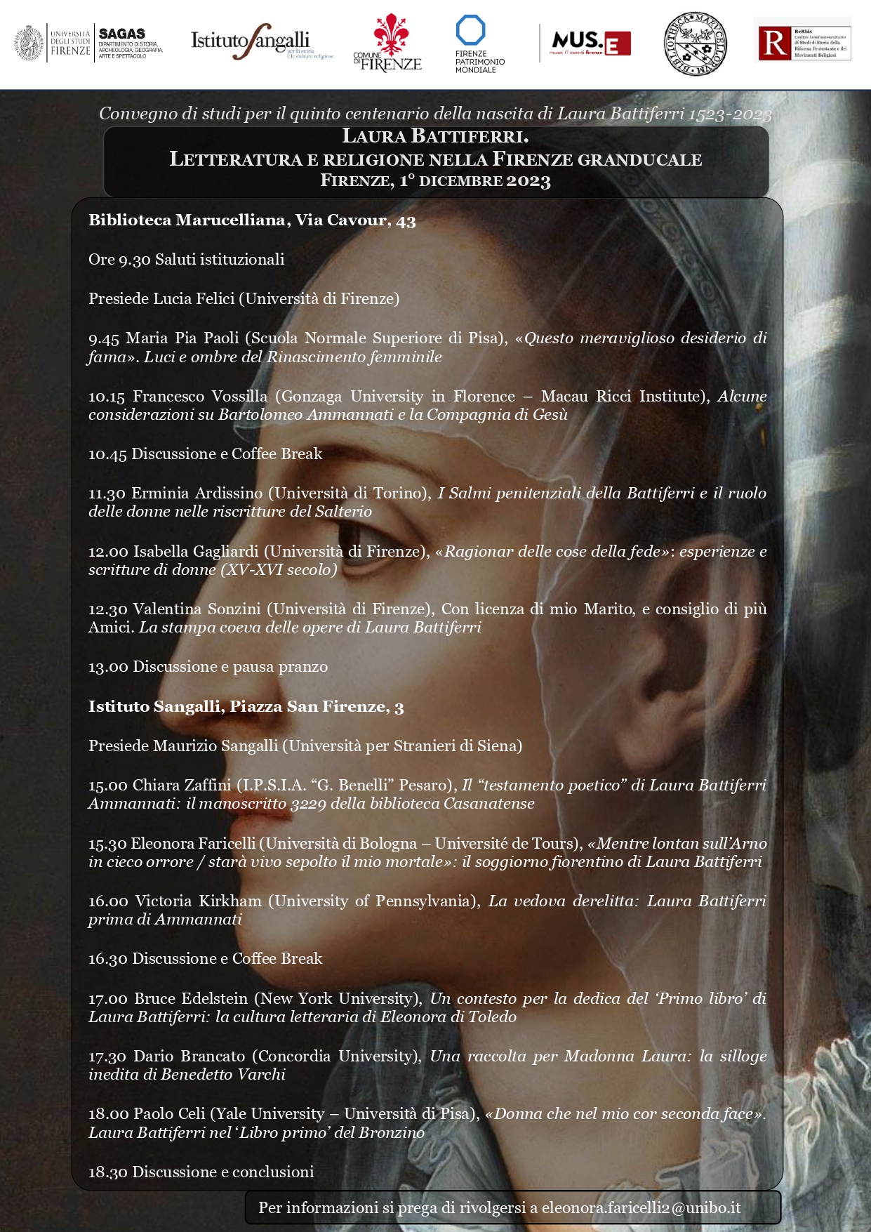 LAURA BATTIFERRI. Letteratura e religione nella Firenze granducale