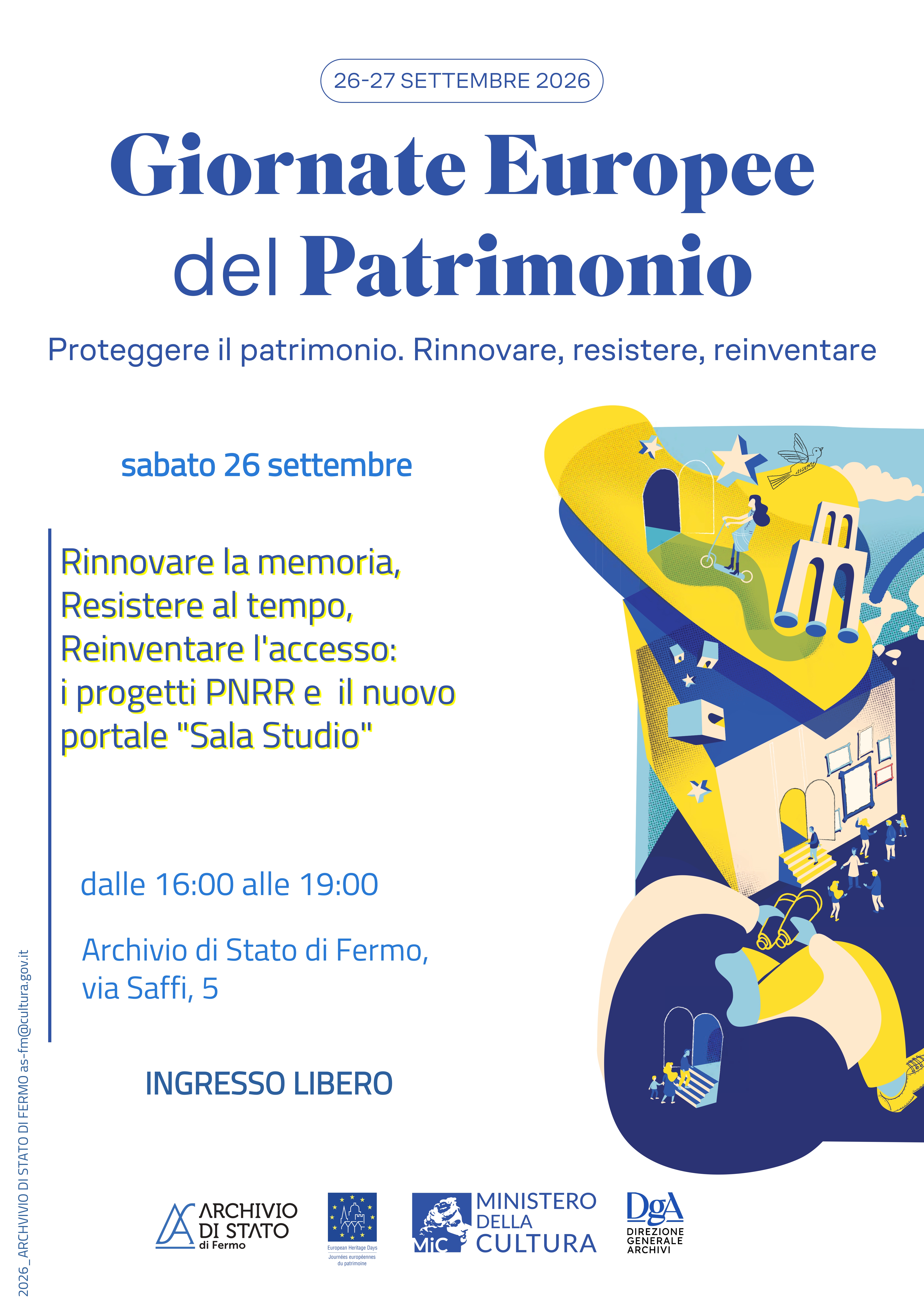 Rinnovare la memoria, Resistere al tempo, Reinventare l’accesso: i progetti PNRR e il nuovo portale Sala Studio