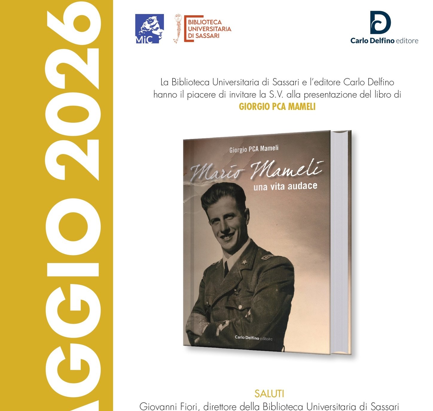 Presentazione libro Mario Mameli. Una vita audace