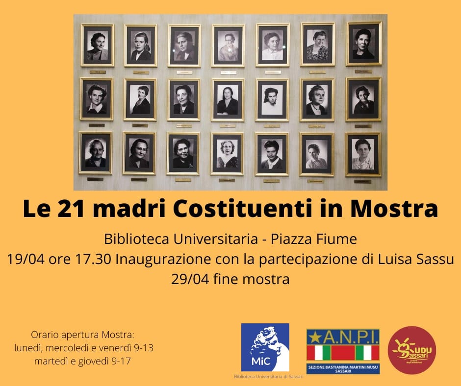 Le 21 madri costituenti in mostra