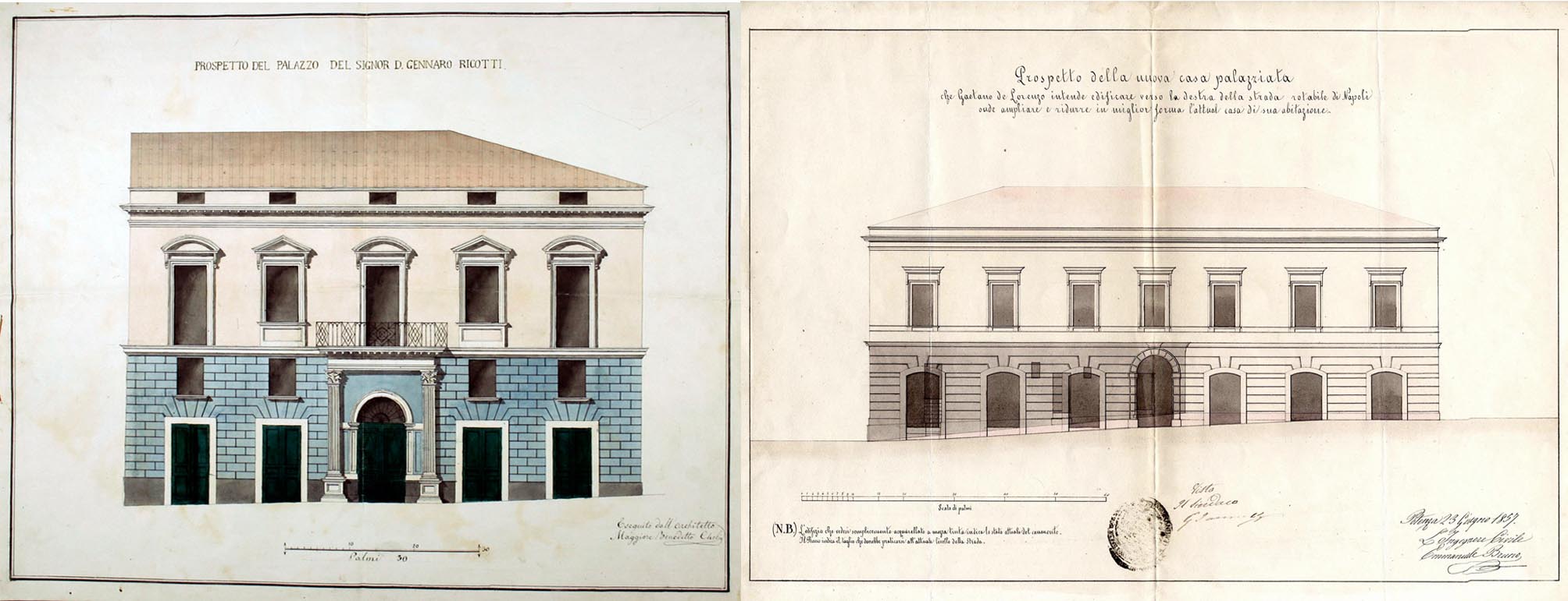 Il disegno d’architettura nei documenti d’archivio.