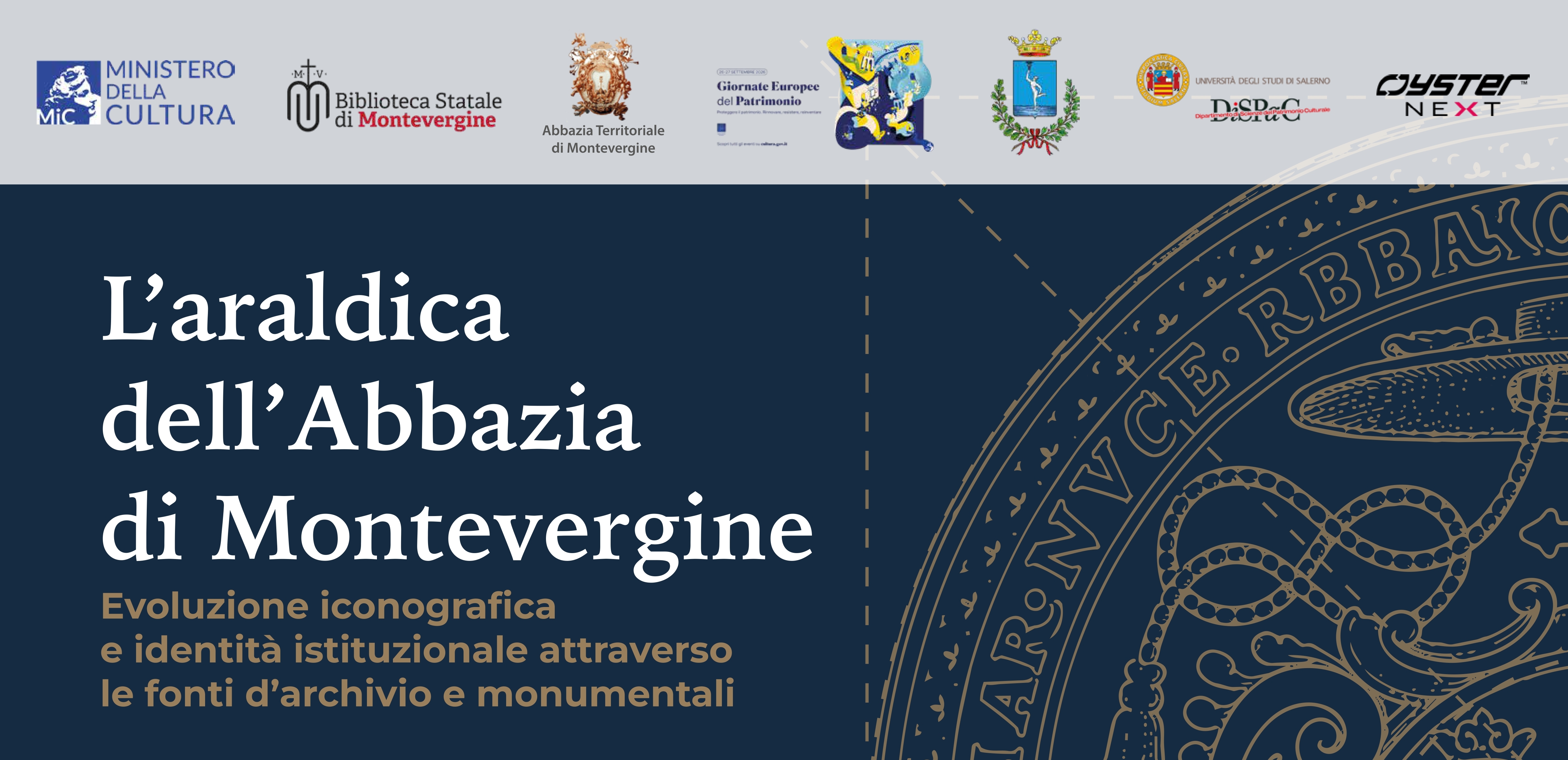 GEP 2026: L'araldica dell'Abbazia di Montevergine