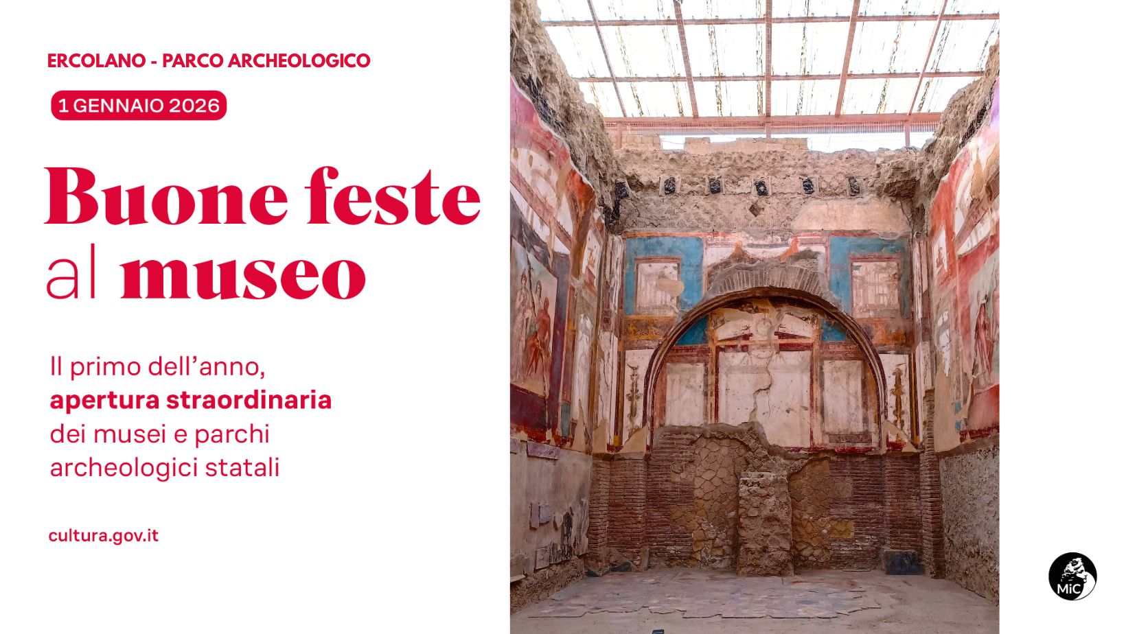 CAPODANNO 2026 AL PARCO ARCHEOLOGICO DI ERCOLANO