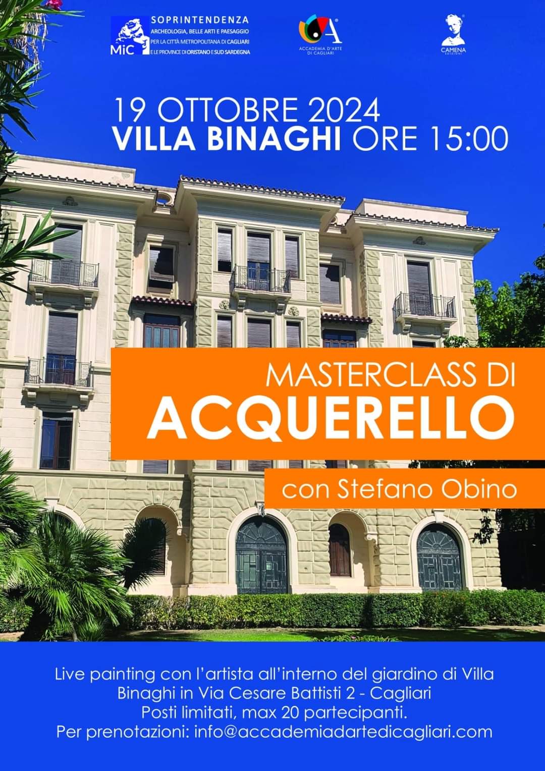 Villa Binaghi con Masterclass di aquerello
