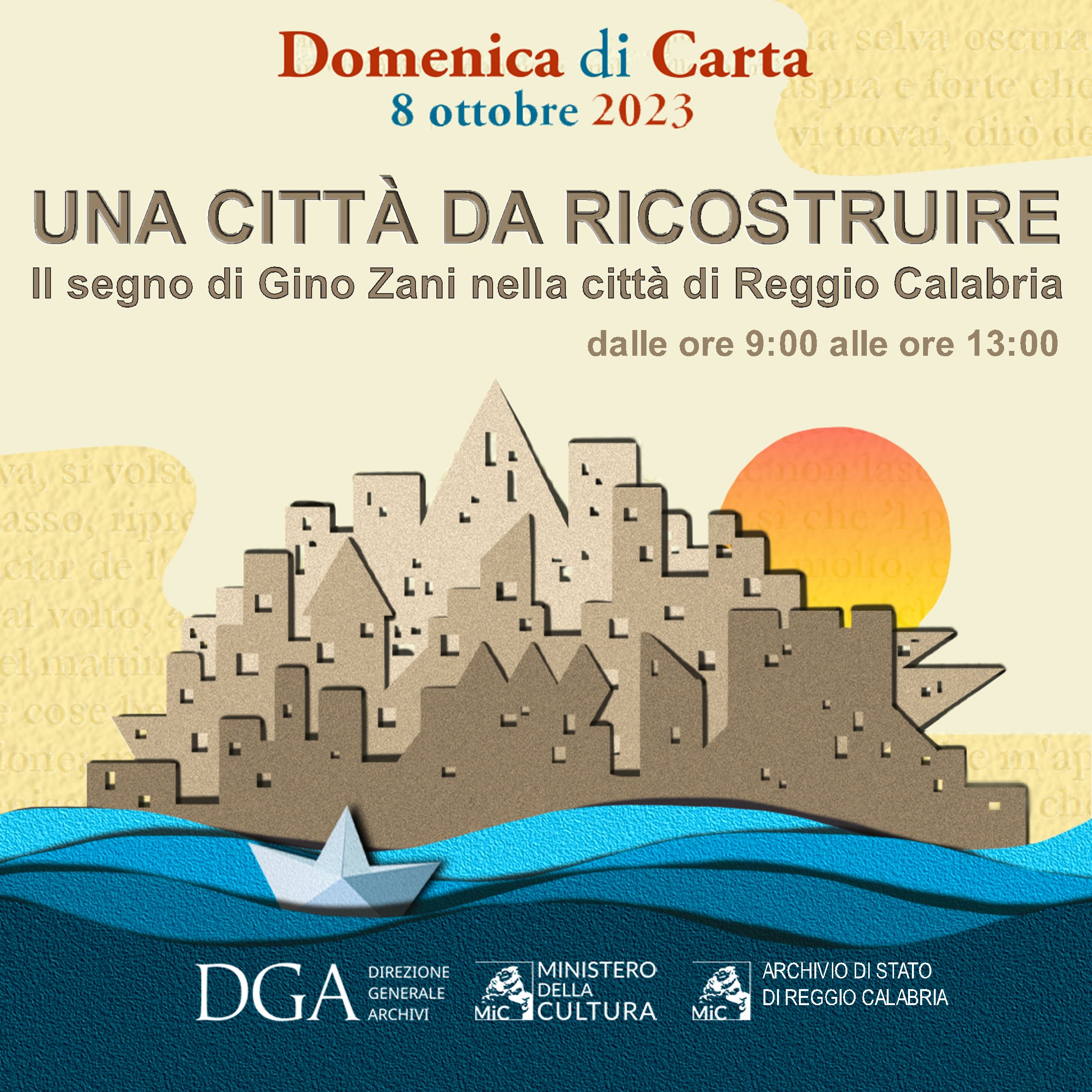 UNA CITTÀ DA RICOSTRUIRE - Il segno di Gino Zani nella città di Reggio Calabria
