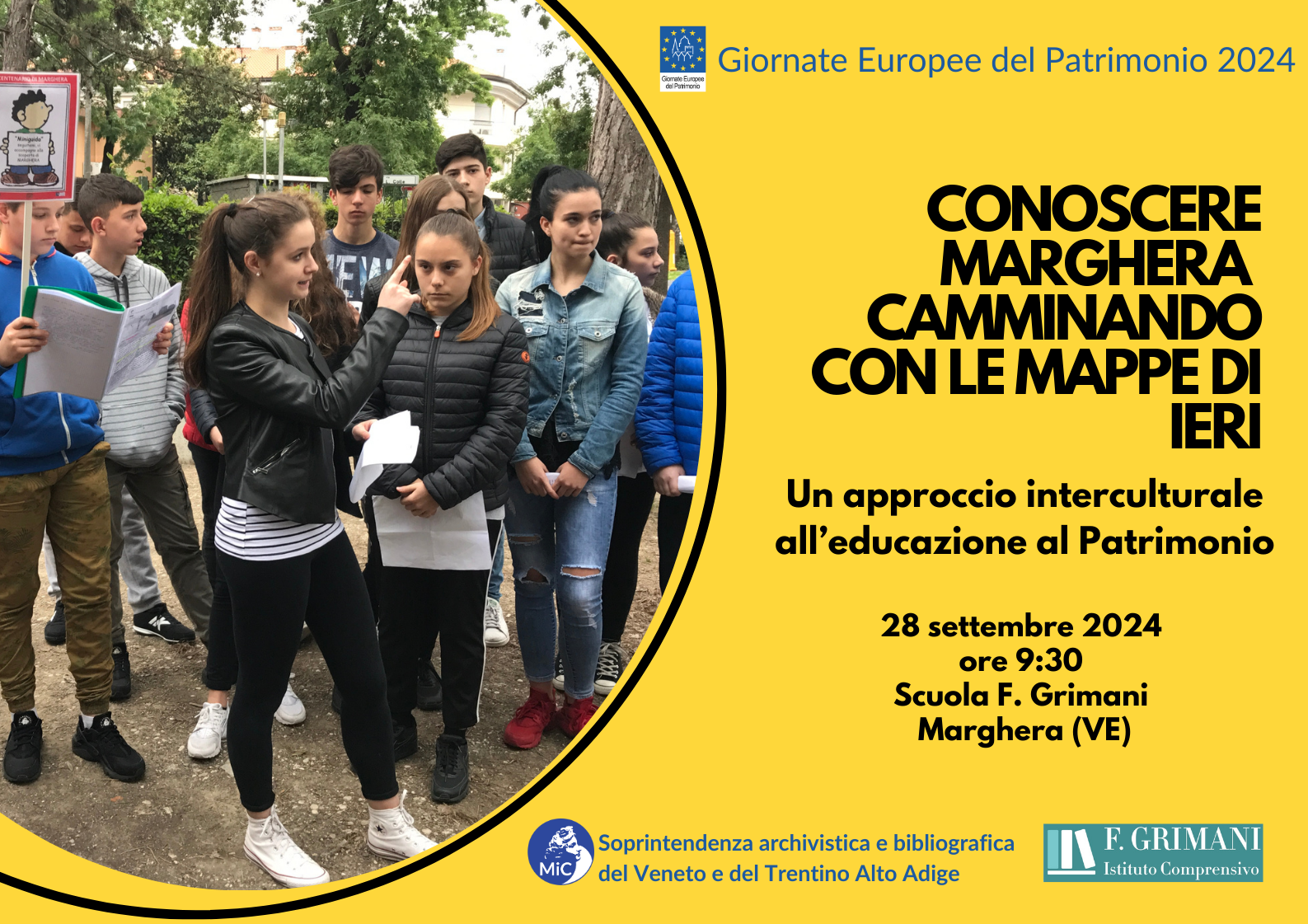 GEP 2024 - Conoscere Marghera camminando con le mappe di ieri. Un approccio interculturale all’educazione al Patrimonio.
