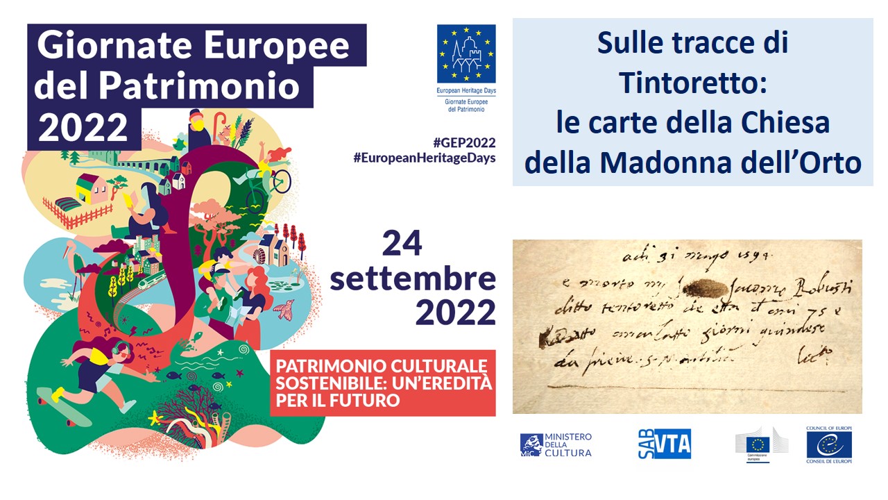 Sulle tracce di Tintoretto: le carte della Chiesa della Madonna dell'Orto
