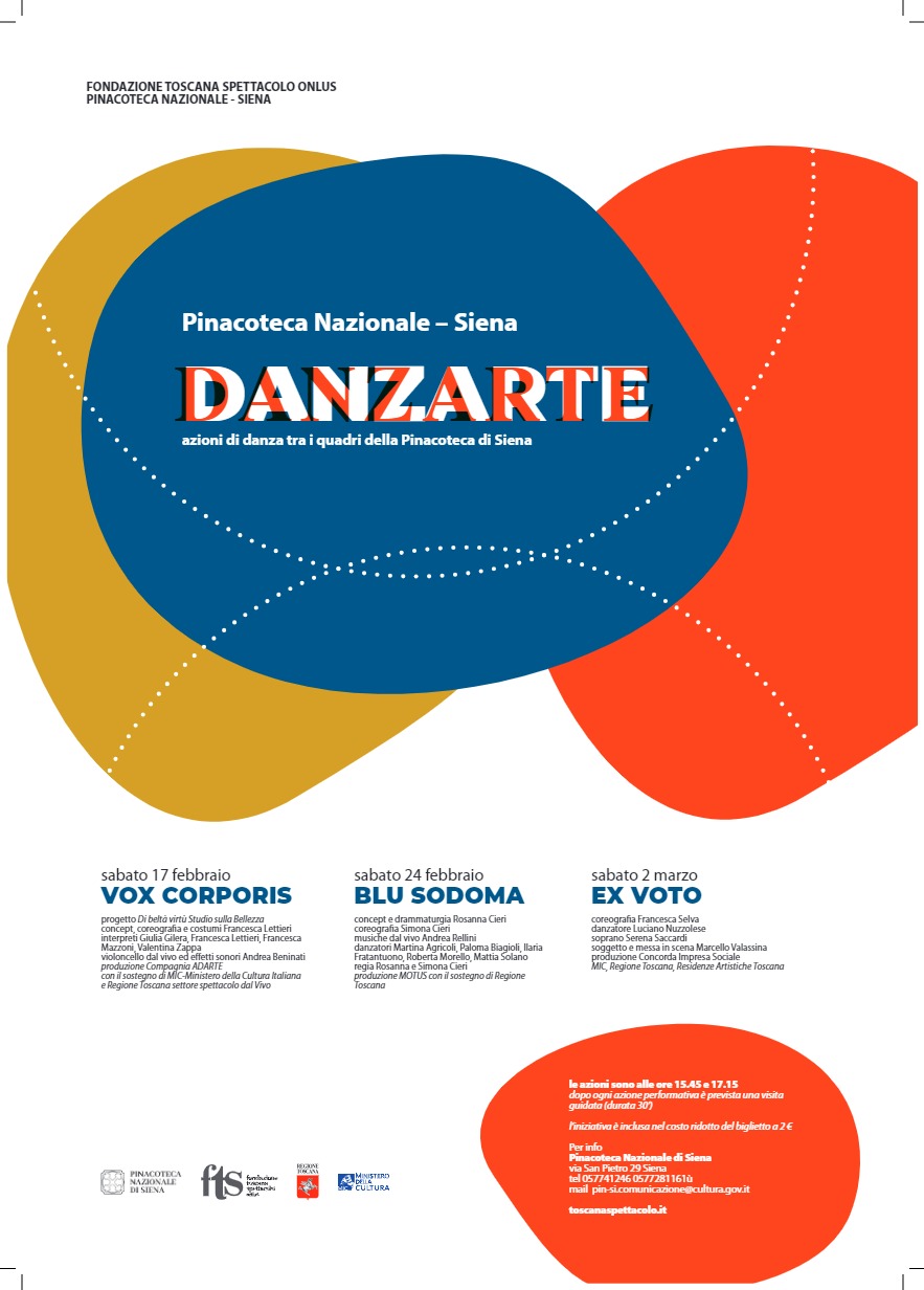 DANZARTE: Dal 17 febbraio alla Pinacoteca Nazionale di Siena la contaminazione tra le arti diventa protagonista