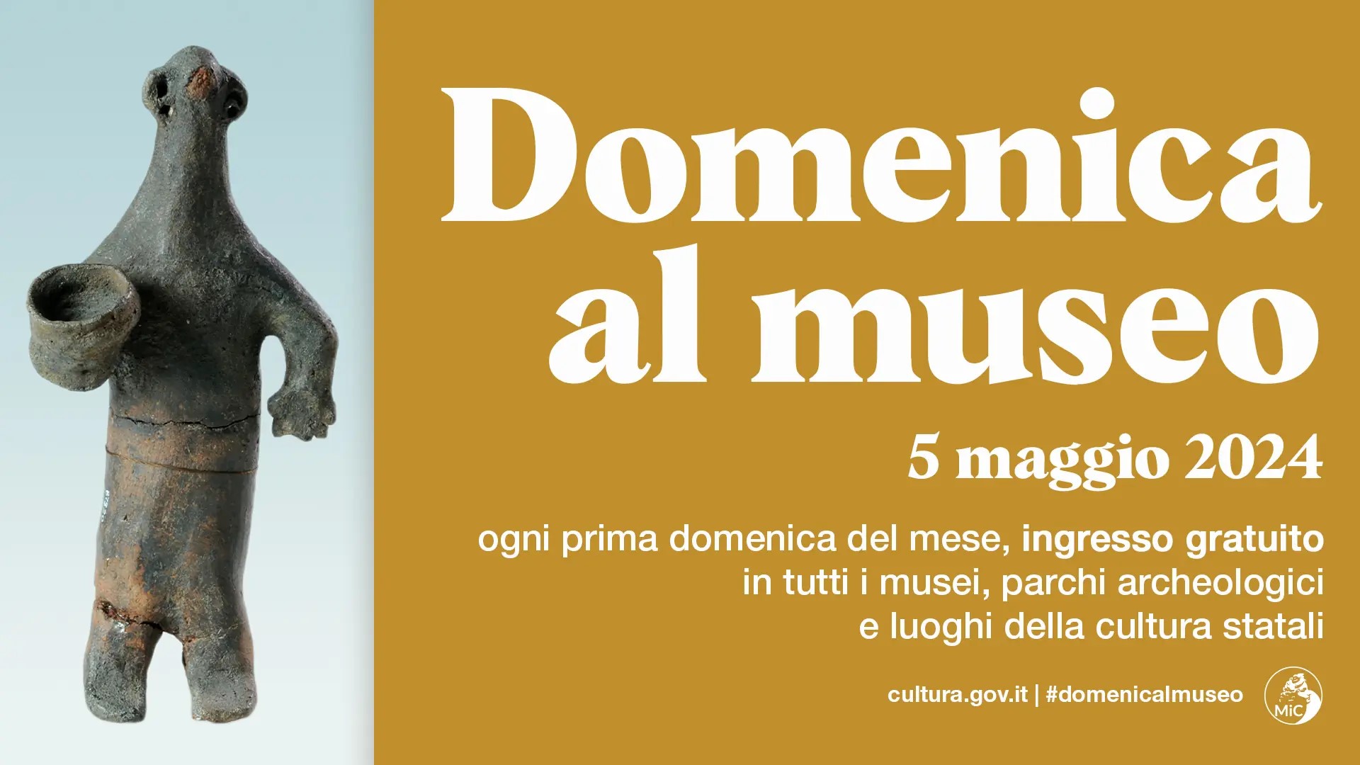 Al Museo delle Civiltà Domenicalmuseo | 5 maggio 2024