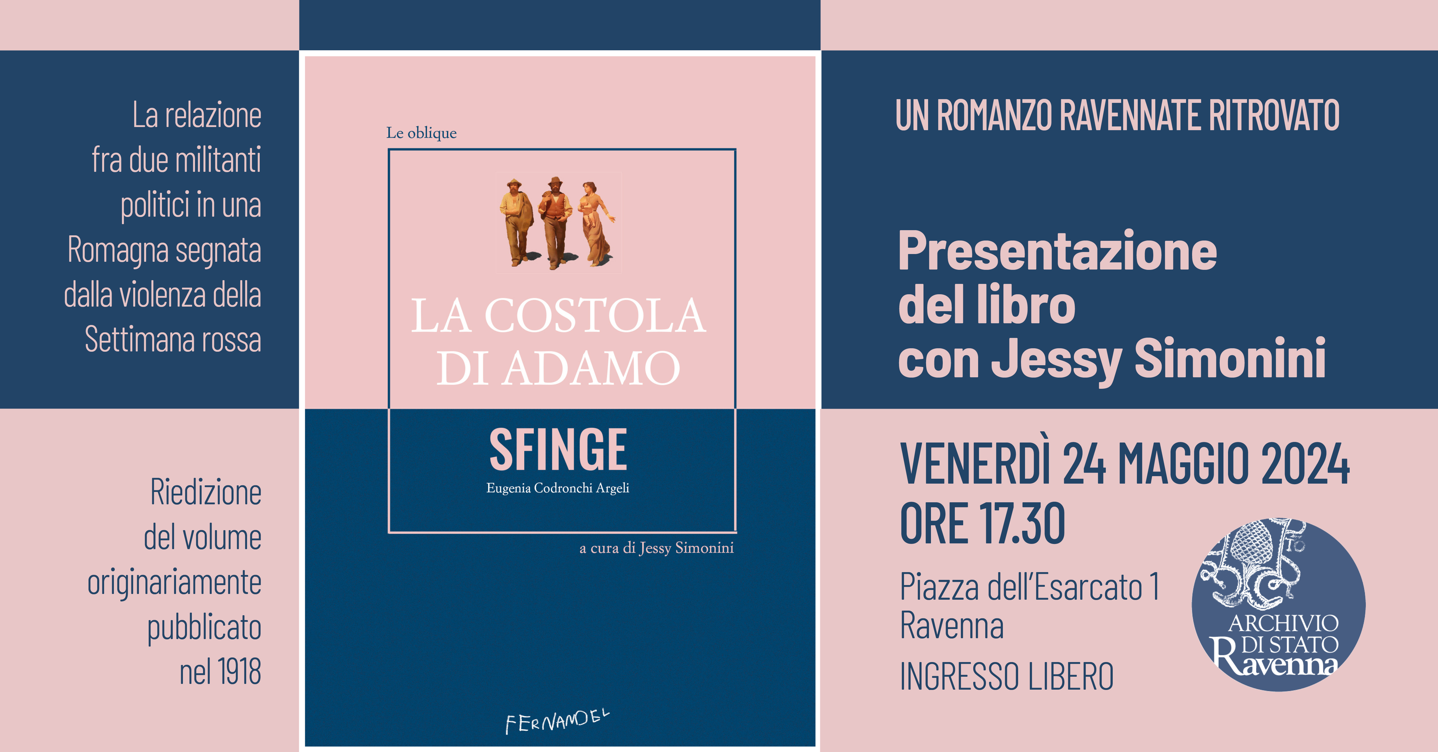 “La costola di Adamo” di Sfinge, un romanzo ravennate ritrovato